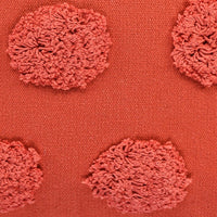 Coral Tufted Dots Cushion - Sashaaworld