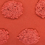 Coral Tufted Dots Cushion - Sashaaworld