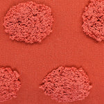 Coral Tufted Dots Cushion - Sashaaworld