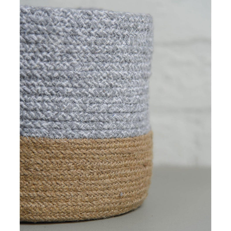 Grey Basket Set - Sashaaworld