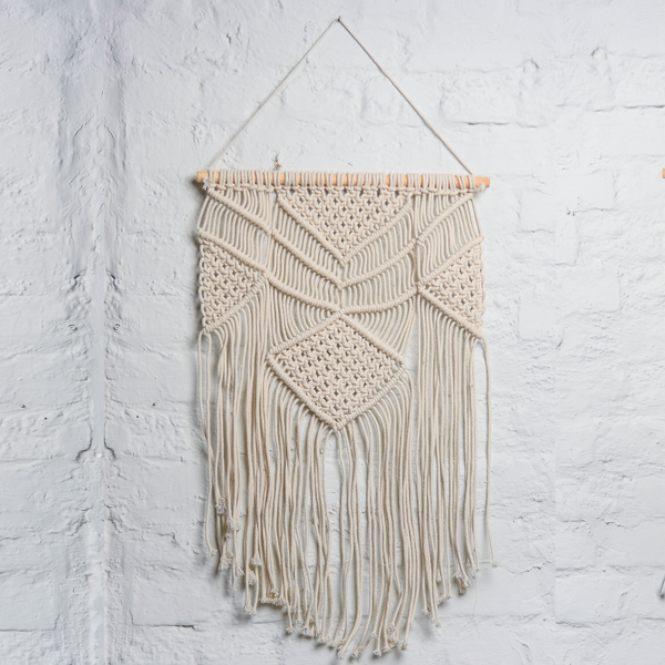 Natural Macrame Wall Hanging - Sashaaworld