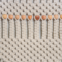 Natural Macrame Wooden Beads Wall Hanging - Sashaaworld