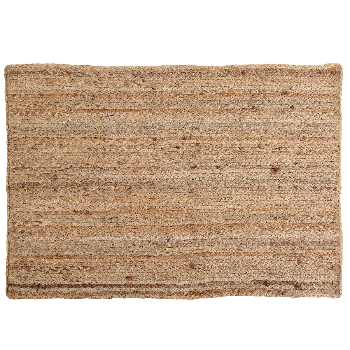 Sashaa Braided Jute Rug With Printing - Sashaaworld