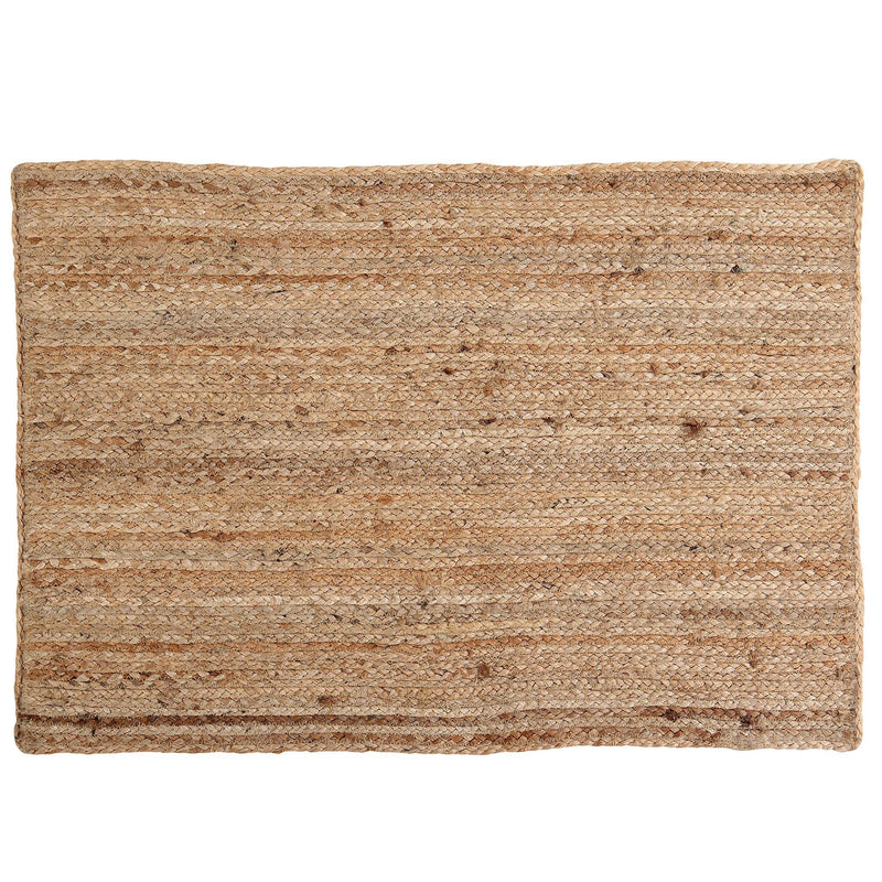 Sashaa Braided Jute Rug With Printing - Sashaaworld