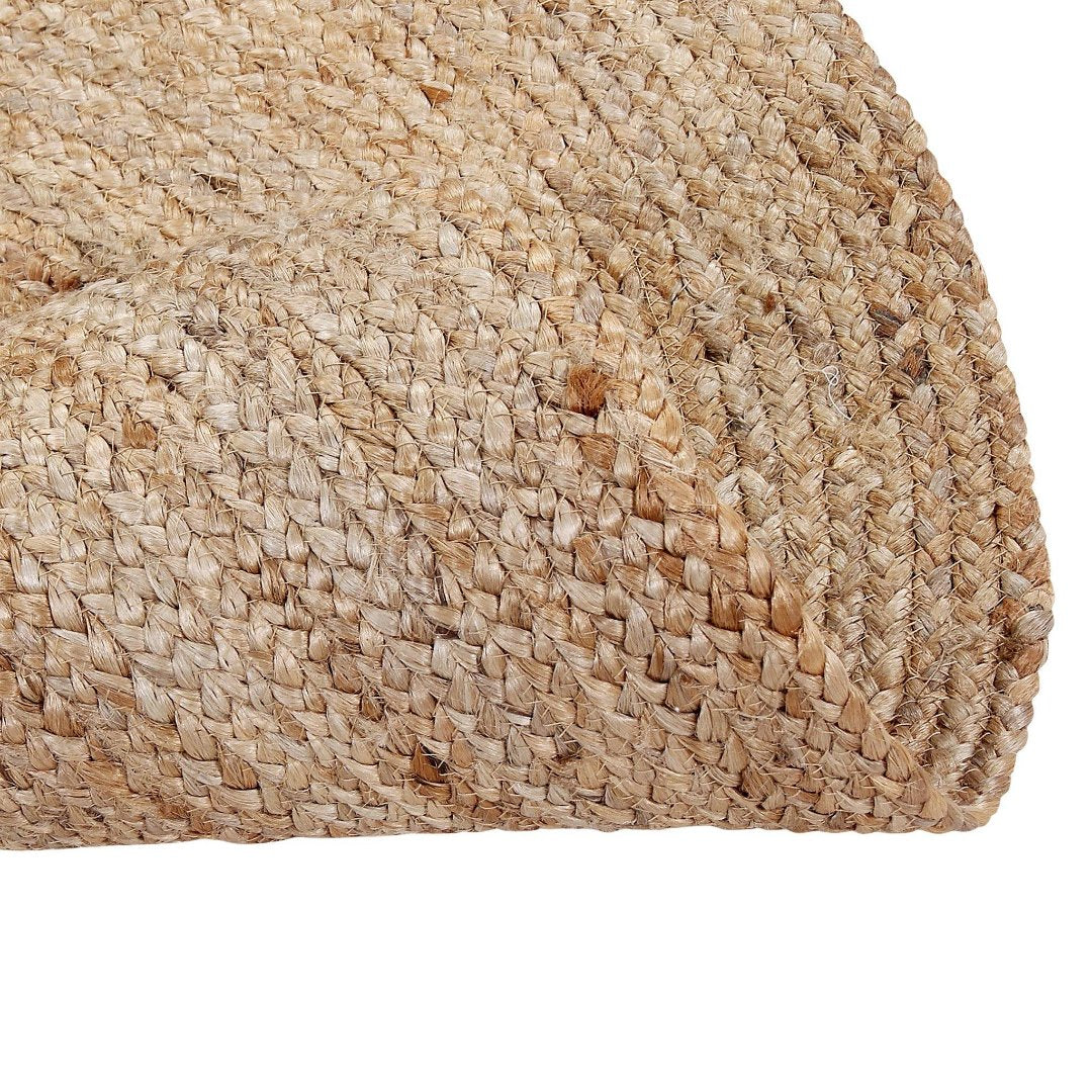 Sashaa Braided Jute Round Rug - Sashaaworld