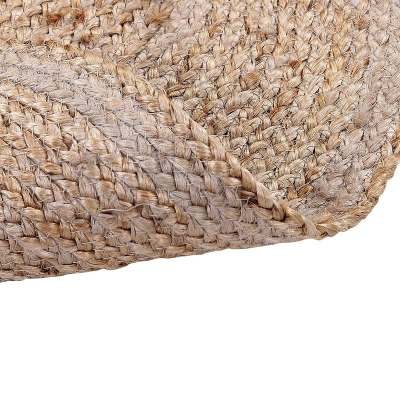 Sashaa Oval Shaped Jute Braided Rug - Sashaaworld