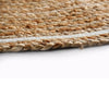 Sashaa Jute Round Braided Rug with White border - Sashaaworld
