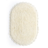 Reversible Oval Shaped Bathroom Rug - Sashaaworld