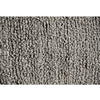 Reversible Oval Shaped Bathroom Rug- Grey