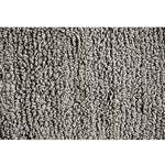 Reversible Oval Shaped Bathroom Rug- Grey