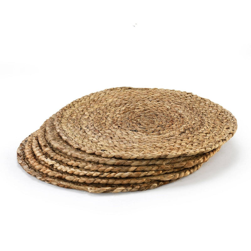 Set of 6 Jute Placemats - Sashaaworld