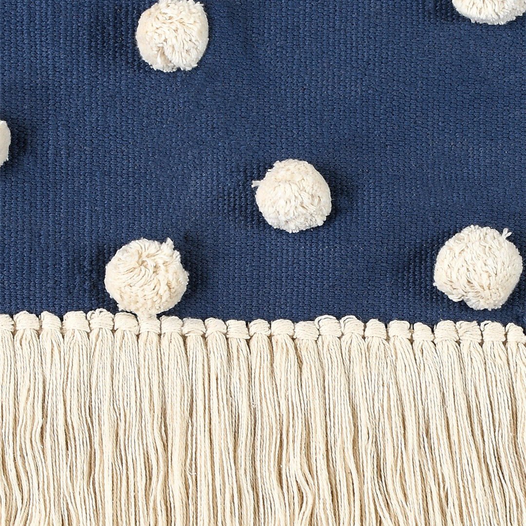 Hanging Handwoven Wall Decor(Blue & White) - Sashaaworld