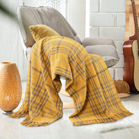Cotton Check Throw- Sashaa World