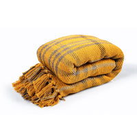 Cotton Check Throw- Sashaa World