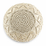 Bohemian Macrame Pouf