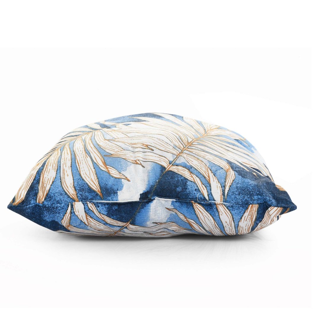 Palm Leaf Tie and Dye Cushion- Sashaaworld