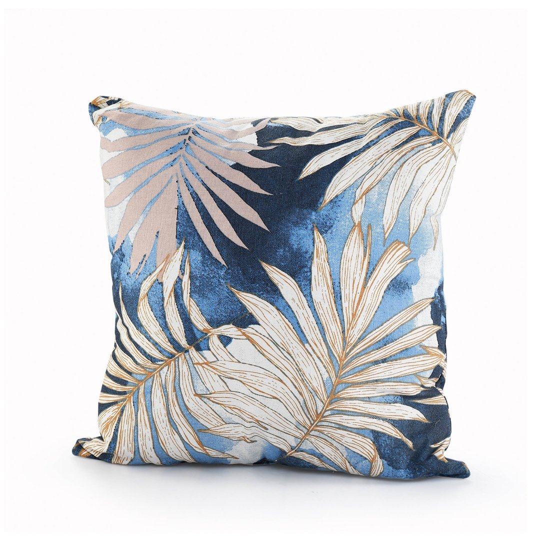 Palm Leaf Tie and Dye Cushion