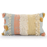 Pastel Hued Abstract Cushion