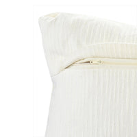 White Cushion Cover with Tufted Yellow Scatters