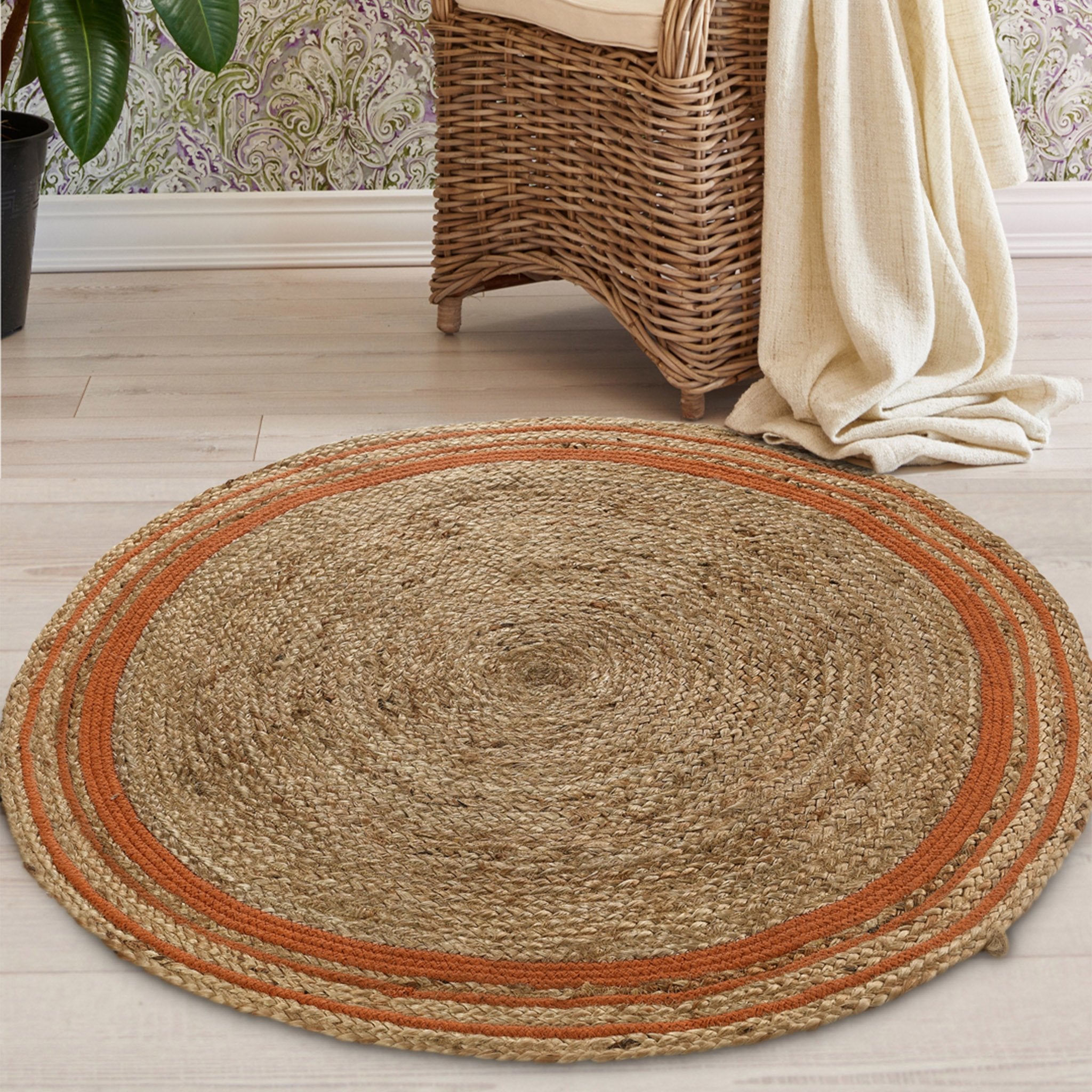 Braided Round Jute rug – Sashaaworld