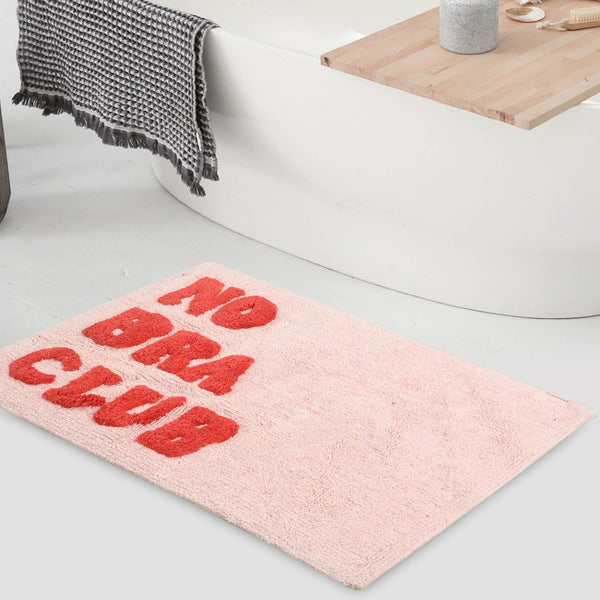 No Bra Club Bathmat Pink- sashaaworld