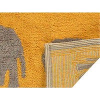 Pack of 2 Elephant Patterned Bath Mat