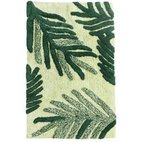 Pack of 2 Leaf Patterned Bath Mat