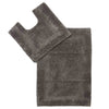 Pack of 2 Anti-skid Solid Bathmat and Contour set