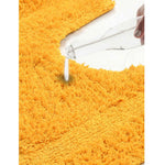 Pack of 2 Anti-skid Solid Bathmat and Contour set