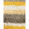 Pack of 2 Anti skid Striped Bathmat and Contour set
