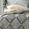 Cotton Throw Bedcover Black