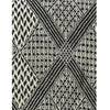 Cotton Throw Bedcover Black
