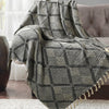 Cotton Throw Bedcover Black