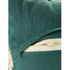 Ivory and Green Christmas Cheer Tufted Cushion Cover