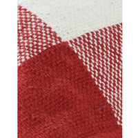 Red Check Cushion Cover - Sashaaworld