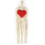 Ring Wall Hanging With Heart Tufting