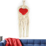 Ring Wall Hanging With Heart Tufting