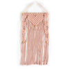 Light Pink Wall Hanging with wooden beads