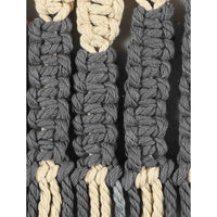 Natural Grey Heart Wall Hanging - Sashaaworld