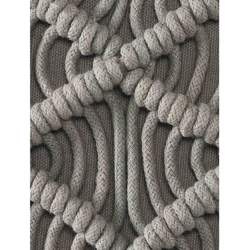 Macramé  Cushion in Grey