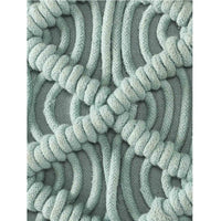 Sky Blue Macrame Cushion- Sashaaworld