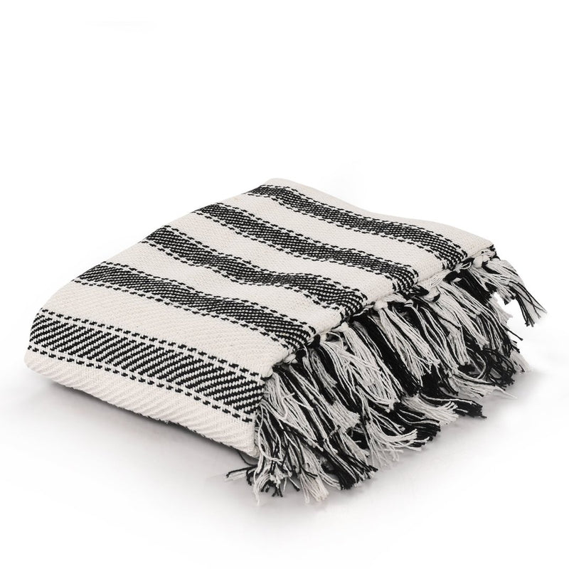 Striped Sofa Throw