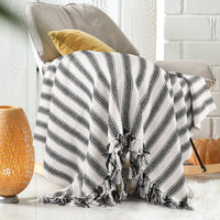 Striped Sofa Throw- sashaaworld