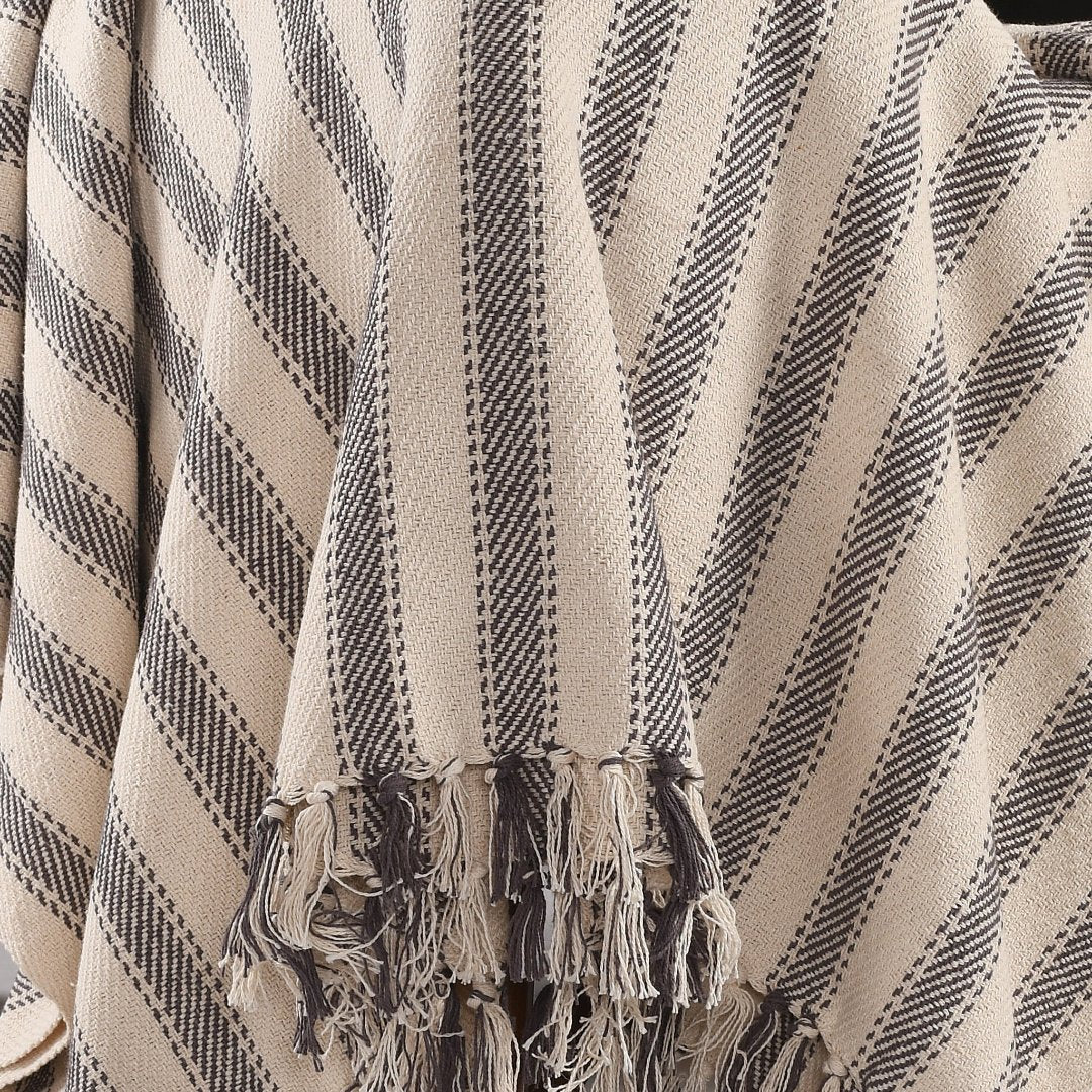 Striped Sofa Throw- sashaaworld