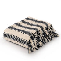 Striped Sofa Throw- sashaaworld