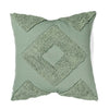 Green Loop Tufted Cushion Cover