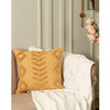 Tufted Cushion Cover in Mustard