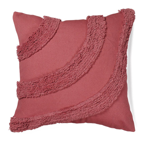 Rose Pink Curves Cushion Cover - Sashaa World 