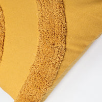 Yellow Curves Cushion Cover - Sashaa World