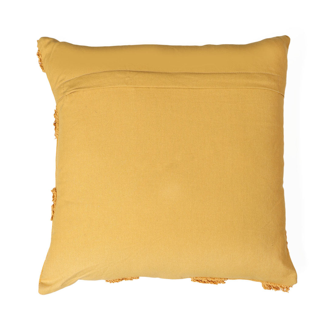 Yellow Curves Cushion Cover - Sashaa World